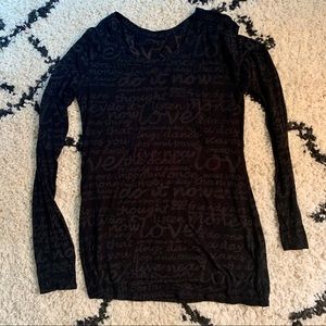 Lululemon affirmations long sleeve tee
